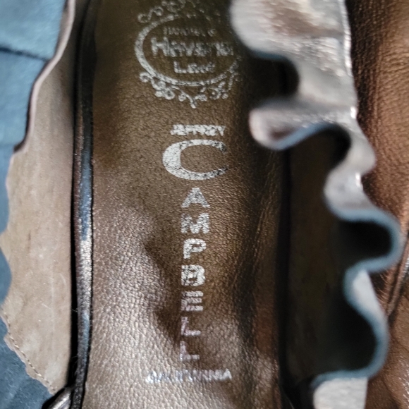 Jeffery Campbell Spiral Heels in Bronze Havana Last - Picture 4 of 4